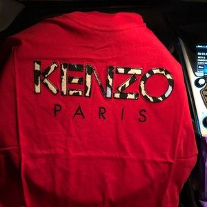 Kenzo women crew neck tee shirt size xl